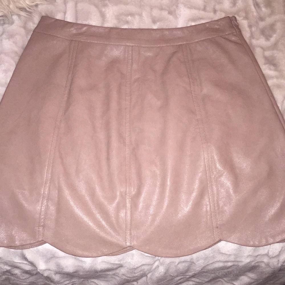 Really cute faux leather skirt
